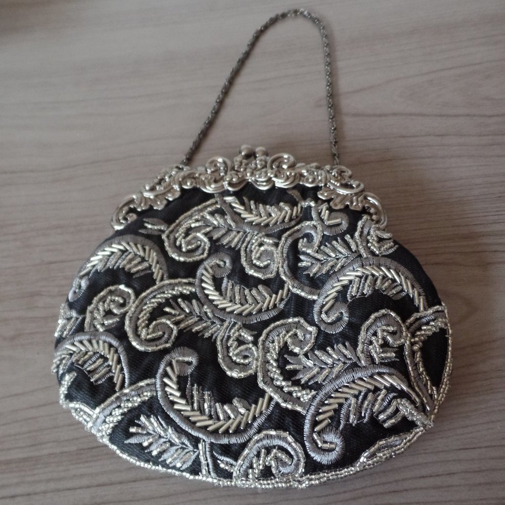 Beaded evening bag